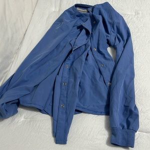 Sketchers ceil blue scrub jacket